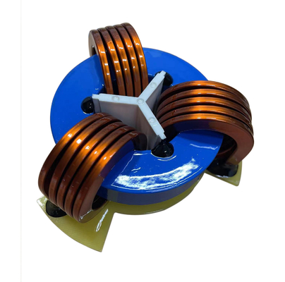 ตัวเหนี่ยวนำกระแสไฟสูงแบบแบนลวดความเสถียรทางความร้อนที่ดีเยี่ยม Toroidal 35A 200uH