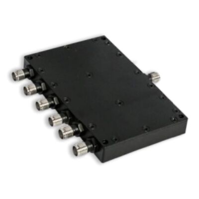 Low Insertion Loss High Port Isolation Coaxial Power Splitter and Combiner with Wide Frequency Range