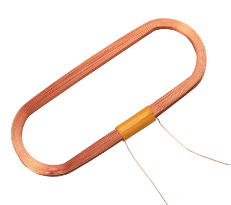 ขนาดที่กำหนดเองขดลวด RFID เสาอากาศแกนอากาศขดโครงสร้างหลายชั้น 0.12mm เส้นผ่าศูนย์กลางลวด