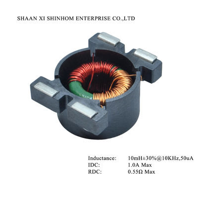 ความต้านทานต่ำ 1.0A ตัวเหนี่ยวนำโหมดทั่วไป SMD Toroidal