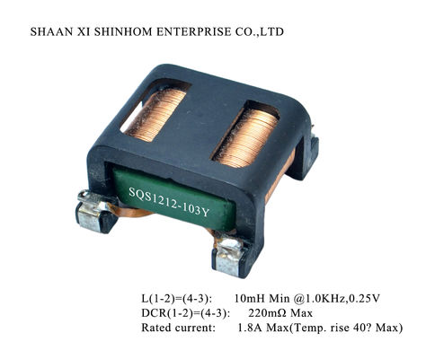Ferrite Hollow Square Flat Wire โหมดทั่วไป Choke