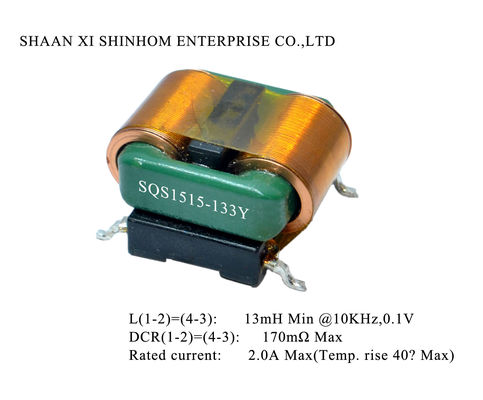 RoHS 250V ฟิลเตอร์ SMD แนวนอนโหมดทั่วไปโช้ก