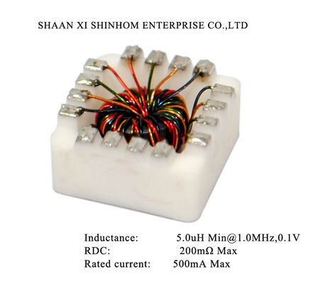 8 ขดลวดสายข้อมูล SMD ตัวกรอง EMI โช้คโหมดทั่วไป