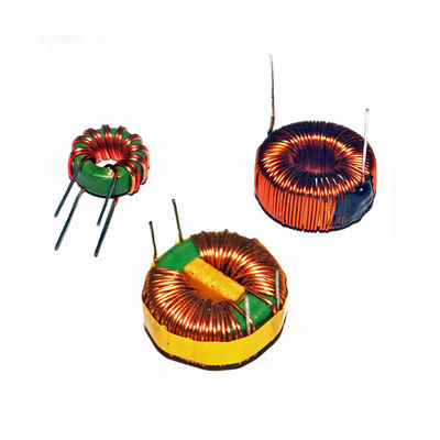 AC 2KV ลวดเคลือบ Toroidal Choke Coil Inductor ความต้านทานต่ำ